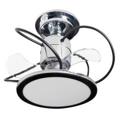 Imagem de Ventilador De Teto Treviso Cromado Confort Led Bivolt