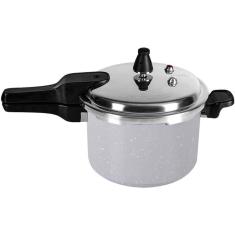 Imagem de Panela de Pressão Ceramic Life Super com Fundo de Indução 5,4L - Cinza - Brinox