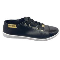 Imagem de Tênis Feminino Napa Sardenha Moleca 5605.412, Preto, 35