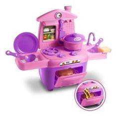 Imagem de Cooktop Cozinha Infantil Completa C/ Acessórios - Zuca Toys