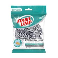 Imagem de Esponja Limpeza Pesada FlashLimp - Inox