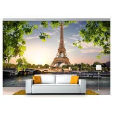 Imagem de Papel De Parede Cidade Paris Torre Eiffel 3D 6M² Ncd227