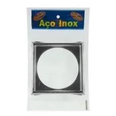 Imagem de Porta Grelha Inox Redonda 15cm Overtime