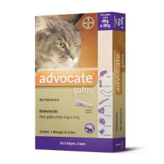 Imagem de Antipulgas Advocate Para Gatos Entre 4Kg E 8 Kg  3 Bisnagas