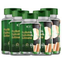 Imagem de Psyllium & Espirulina & Quitosana - 1G (60 Cápsulas) +Caps