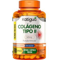 Imagem de KATIGUÁ Colágeno Tipo Ii Função Articular Sem Sabor Katiguá 90 Cápsulas Rígidas • 90 Doses Laranja