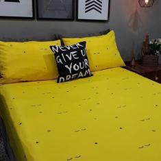 Imagem de Lençol Com Elástico Casal King 4 Un Sonhos Decor Almofada - Casa Da Fa