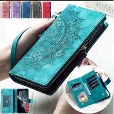 Imagem de Capa Carteira De Couro Compatível P/ Samsung Galaxy S20 FE - Wallet Ca