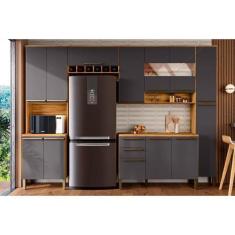 Imagem de Cozinha Completa Nápoli Prime 5 Peças (2Aéreos+1Balcão+1Paneleiro+1Tor