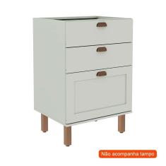 Imagem de Balcão de Cozinha Iluminata 3 gv Mint 60 cm