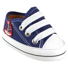 Imagem de Sapatinho Tênis Star De Bebe Saída De Maternidade Menino Personalizado