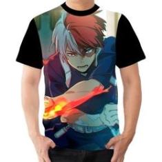 Imagem de Camisa Camiseta Todoroki Estampa Anime Boku No Hero