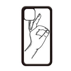 Imagem de OK Gesture Line Desenho Padrão para iPhone 12 Pro Max Capa para Apple Mini Mobile Case