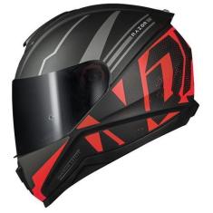 Imagem de Capacete Moto Masculino Fechado Norisk Razor Full Vermelho, Preto Amar