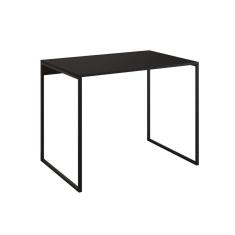 Imagem de Escrivaninha Industrial Base Ferro Preto Tampo Mdp Preto 110x50