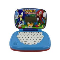 Imagem de Laptop Infantil Sonic Bilingue Emite Som Candide