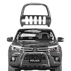 Imagem de Para-choque de impulsão Hilux 2016 A 2018 Cromado com Chapa