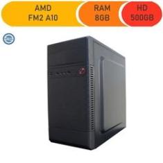 Imagem de Computador Corporate Processador Amd Fm2 A10 8gb de Ram Hd 500gb Windows 10 Dvdrw