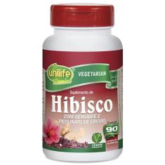 Imagem de Hibisco Com Gengibre 90 Comprimidos De 500Mg