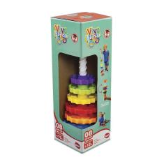 Imagem de Brinquedo Educativo Giro Mágico Engrenagem 8 peças Dismat