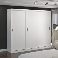 Imagem de Guarda-Roupa Casal 3 Portas De Correr 2 Gavetas Mdfmm7318 Espresso Móv