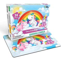 Imagem de Quebra Cabeça 24pcs Unicórnio Baby Pais E Filhos Infantil