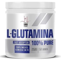 Imagem de L-Glutamina 100% Pure Health Labs Com 250 Gramas