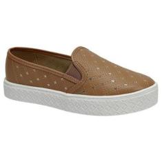 Imagem de Tênis Moleca Slip On Plataforma 5712.323 Nude-Feminino