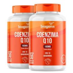 Imagem de Biogens Kit 2X Coenzima Q10 100Mg, 30 Cápsulas, Coq-10, Ubiquinona