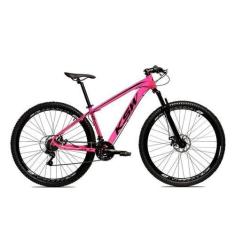Imagem de Bicicleta Aro 29 Ksw 24 Marchas Freios Hidraulico e K7, Rosa, Preto, 1