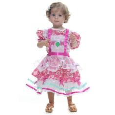 Imagem de Fantasia Maria Caipira Bebê - Rosa - Festa Junina - Sulamericana, UNIC