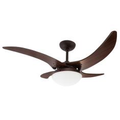 Imagem de Ventilador de Teto 4 Pás 220V Mareiro Tron Ventiladores Marrom café