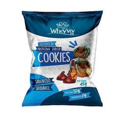 Imagem de Kit 5x Biscoito de Proteína Sabor Cookies Wheyviv 45g