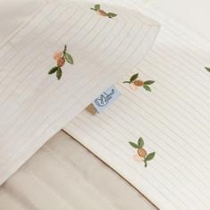 Imagem de Jogo De Lençol Queen Ellora 4Pçs Bordado 200 Fios 100% Algodão Várias