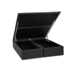 Imagem de Base para Cama Box Queen Physical ll com Baú (39x158x198) Cinza
