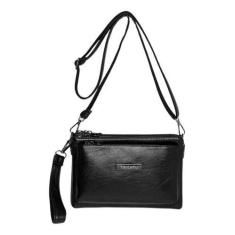 Imagem de Bolsa Transversal Feminina Carteira Alça De Mão 4Bolsos Luxo - Alwy