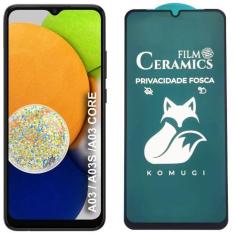 Imagem de Pelicula 9D Ceramica Privacidade Fosca Compativel Com Samsung Galaxy A