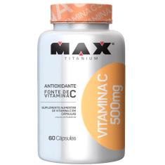 Imagem de Vitamina C 500mg Com 60 Cápsulas Max Titanium