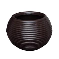 Imagem de Vaso De Planta Bola Redondo Polietileno B 30X40 Marrom Café