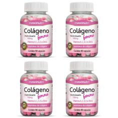 Imagem de KIT 4 COLáGENO HIDROLISADO FEMME - 90 CáPSULAS - MAXINUTRI 
