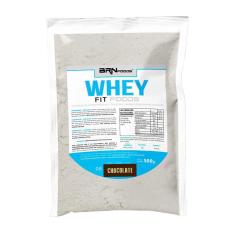 Imagem de Whey Protein Fit Foods 500G - Brn Foods  Chocolate