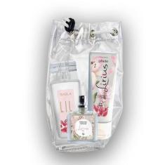 Imagem de Kit - Perfume 100ml + Meu Creminho + Perfume Capilar + Necessaire - Li