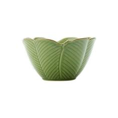Imagem de Centro De Mesa De Cerâmica Banana Leaf Verde 16x8, 5cm Lyor Verde Único