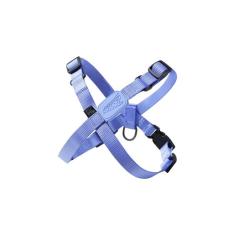 Imagem de Coleira Peitoral Ajustável em X para Cães Violeta - M