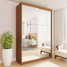 Imagem de Guarda-Roupa Solteiro Salvador Top 2 Portas de Correr 2 Gavetas Carvalho - Minastex