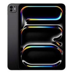 Imagem de iPad Pro Apple (5ª Geração) Processador M4  (11", Wi-Fi & Celular, 256GB com Vidro Convencional) - Preto-Espacial