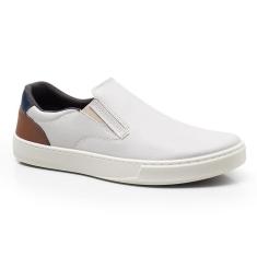 Imagem de Tênis Masculino Slip On Cadarço Cano Curto Conforto Moderno-Masculino