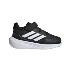 Imagem de adidas Tênis infantil unissex Run Falcon 5, Preto/branco/branco, 15