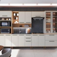 Imagem de Cozinha Modulada Isabelle 7 Peças com Torre Quente Para2Fornos - Delma