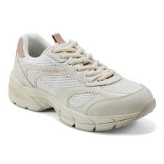 Imagem de Easy Spirit Tênis de caminhada feminino Barbeau com cadarço, Natural, 38